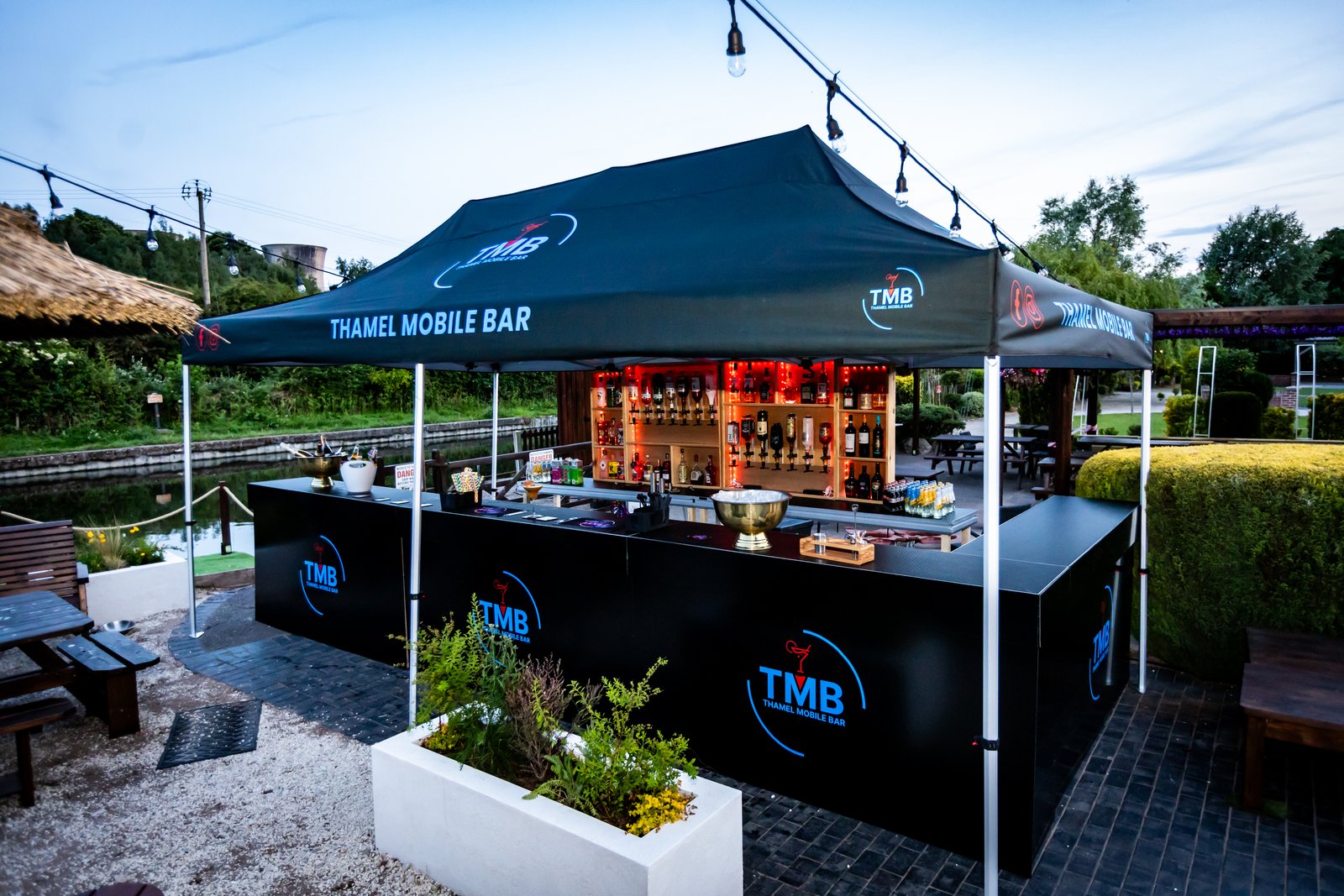 Thamel Mobile Bar outdoor setup